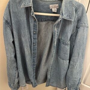 Arizona Jean Company Blue Cotton Shirt